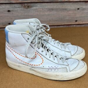 Nike Blazer Mid 77 Vintage Shoes Womens Size 8 Multi Stitch DX2350-100